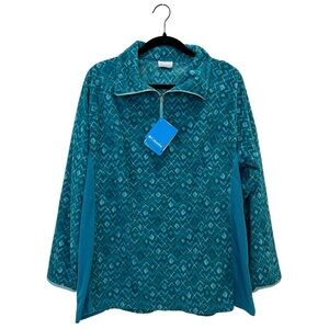 Columbia 3/4 quarter zip up pull over 2X
